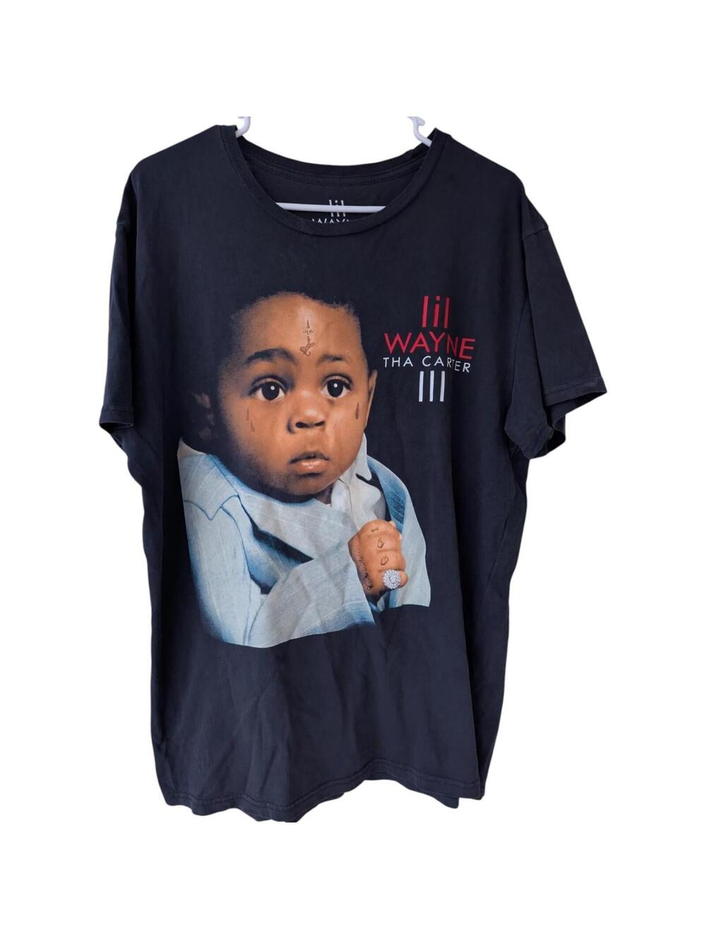 Lil Wayne Shirt XL Tha Carter III Graphic Rap Hip Hop Vintage Wash T-Shirt XL